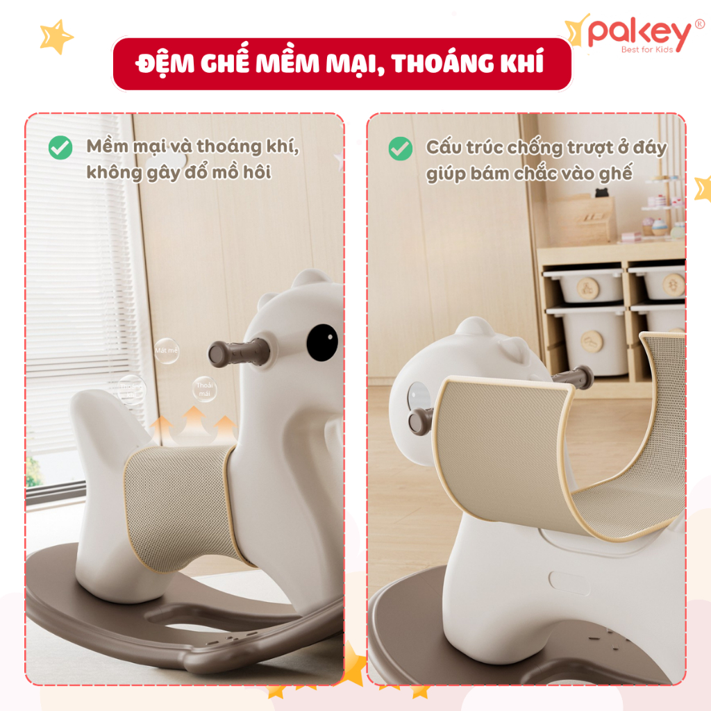 [HỎA TỐC] Bập Bênh Cho Bé Từ 1-5 Tuổi, Ngựa Bập Bênh Thú Vị Cho Bé Kích Thích Khả Năng Vận Động Cơ
