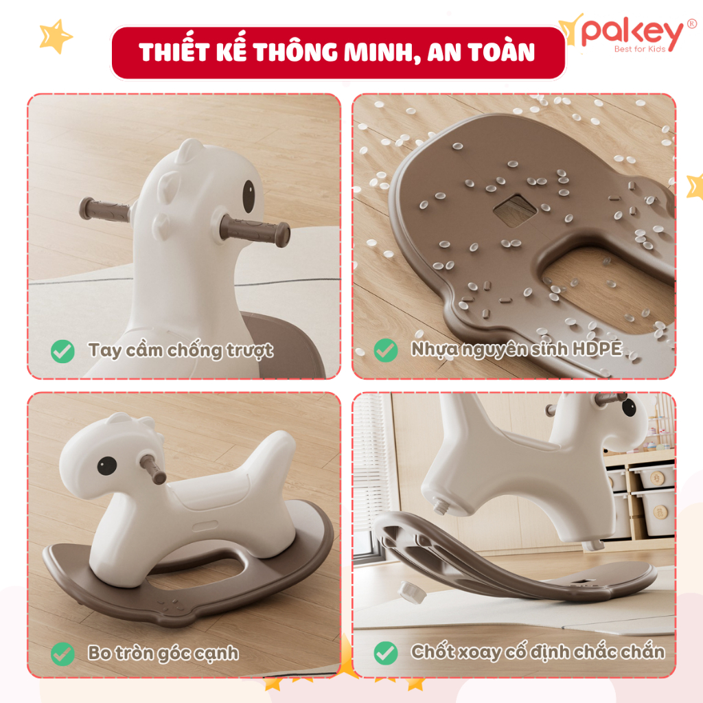 [HỎA TỐC] Bập Bênh Cho Bé Từ 1-5 Tuổi, Ngựa Bập Bênh Thú Vị Cho Bé Kích Thích Khả Năng Vận Động Cơ