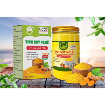 [OCOP] TINH BỘT NGHỆ NGUYÊN CHẤT HOÀNG MAI NGHỆ AN - HỖ TRỢ GIẢM ĐAU DẠ DÀY, LÀM ĐẸP DA, BỔ MÁU - ATTVSTP