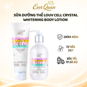 Sữa Dưỡng Thể LouvCell Crystal Whitening Body Lotion Nâng Tone Dưỡng Sáng Da - Ever Queen