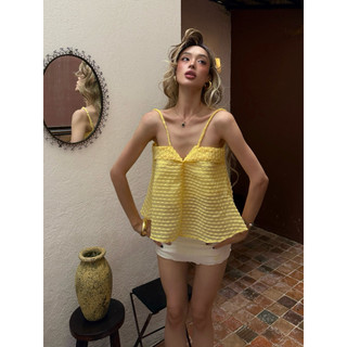 BIBIBO Áo Dây Nữ Form Babydoll - Phong Cách Hàn Quốc Dễ Phối Đi Chơi Đi Biển