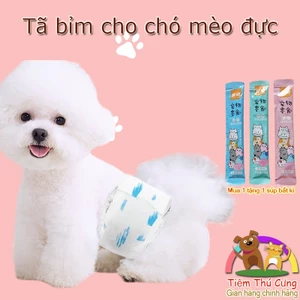 Tã Bỉm Cho Chó Mèo Siêu Thấm Hút – Bỉm Vệ Sinh Thú Cưng Chống Tràn Khử Mùi Dùng Cho Chó Mèo Đực Cái Bán Lẻ