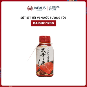 Sốt Bít Tết Vị Nước Tương Tỏi Daisho 170g JAPAUS GOURMET