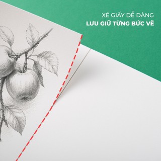 [NEW] Giấy Vẽ SketchPad 190GSM Global Art 100Trang A5 A4, Sổ Vẽ Phác Thảo Vân Mịn Hợp Với Mọi Màu, Ăn Chì, Loang Màu Đẹp
