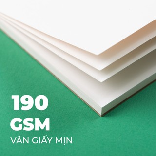 [NEW] Giấy Vẽ SketchPad 190GSM Global Art 100Trang A5 A4, Sổ Vẽ Phác Thảo Vân Mịn Hợp Với Mọi Màu, Ăn Chì, Loang Màu Đẹp