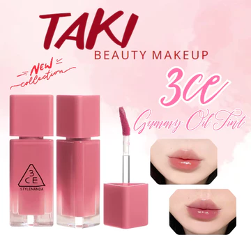 Son Tint Bóng Mềm Mịn 3CE Gummy Oil 4g