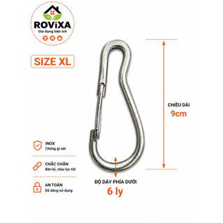 Combo 5 cái Mỏ Móc Xích Chó Inox / Thép Mạ Kẽm Nhiều Size S M L XL – Móc Khóa Xích Chó Chịu Lực Cao