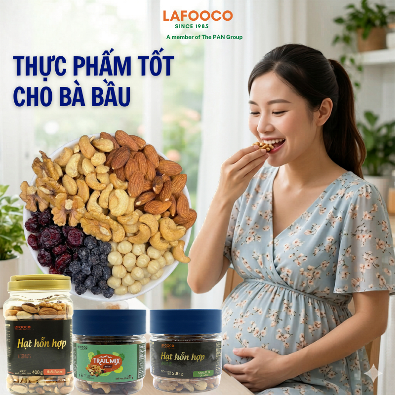Hạt Dinh dưỡng Sấy Không muối/ muối 200g/ 400g LAFOOCO