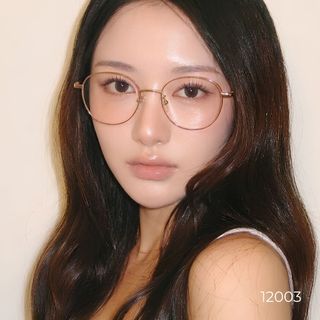 Gọng Kính Titanium N’ROSA 12003 – Đẳng Cấp Siêu Nhẹ, Form Tròn Oval Thanh Thoát, Bền Bỉ