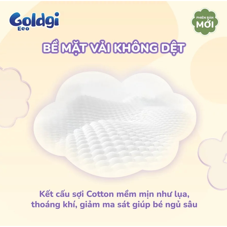 [BỈM HÈ] Tã/ Bỉm Goldgi Eco New 2026 Cải Tiến Siêu Mỏng Nhẹ Dành Cho Bé Đủ Size NB/S/M/L/XL/XXL/XXXL