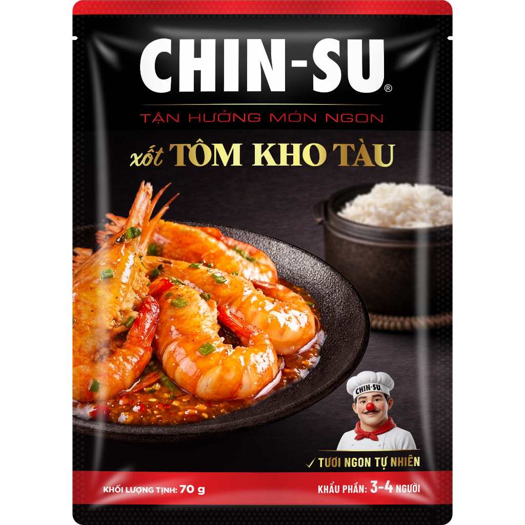 [Chọn vị] Combo 3 Túi Xốt nhà hàng CHIN-SU