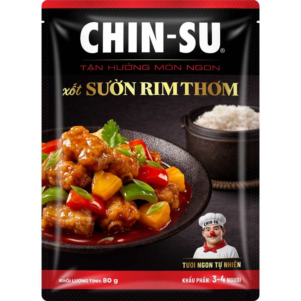 [Chọn vị] Combo 3 Túi Xốt nhà hàng CHIN-SU