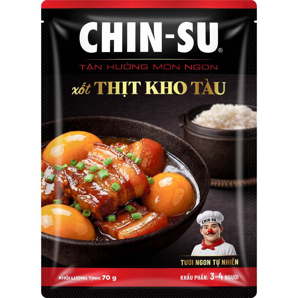 [Chọn vị] Combo 3 Túi Xốt nhà hàng CHIN-SU