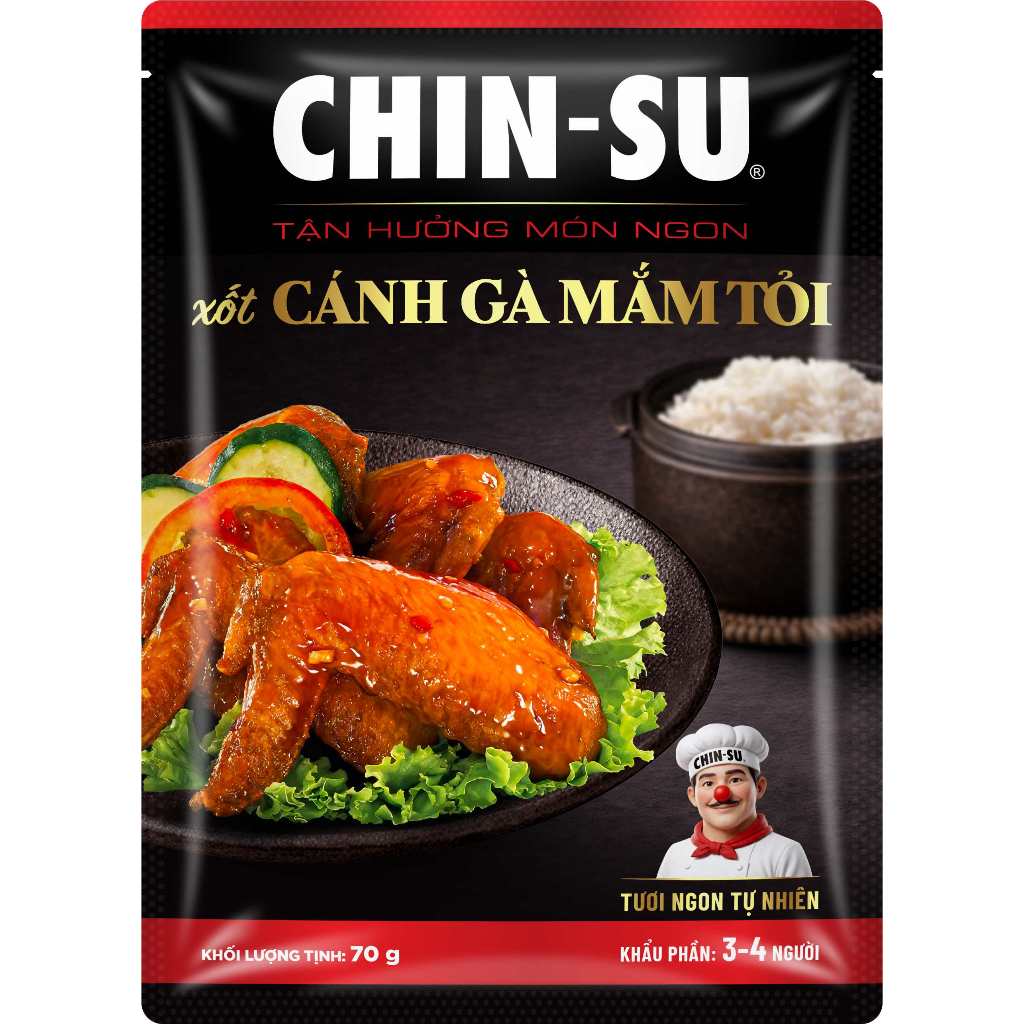 [Chọn vị] Combo 3 Túi Xốt nhà hàng CHIN-SU