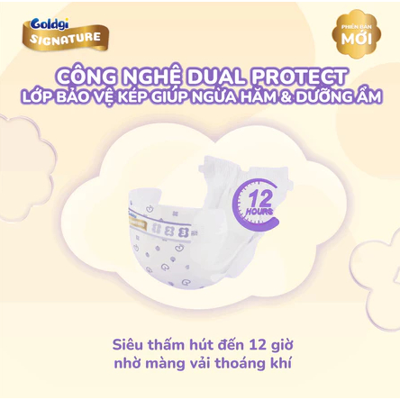 [MỚI 2026] Bỉm GOLDGI SIGNATURE 2026 Đủ Size NB/S/M/L/XL/2L/3L DÀNH RIÊNG CHO BÉ CÓ LÀN DA NHẠY CẢM