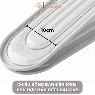 Khay Đựng Giày Dép Thông Minh APTLYFINDS 4 Nấc Tùy Chỉnh, Tiết Kiệm Diện Tích, Bền Bỉ