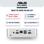 Mini PC ASUS NUC 15 Pro Plus - Intel Core Ultra 7 255H, DDR5 RAM, Dual NVMe Gen4, Model — ảnh 1