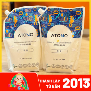 TÚI NƯỚC GIẶT THUẦN CHAY ATONO2 KHÔNG MÙI 1000ML | Babymall & Care