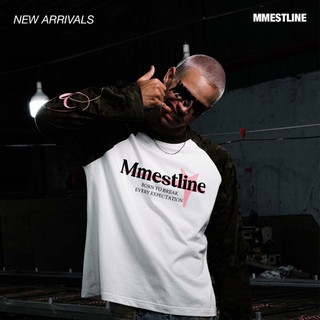 Áo Raglan Longsleeve MMESTLINE "DUSTLINE"  Form Boxy in lụa nổi chất vải Cotton Premium 2 chiều