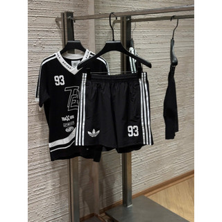Bộ Đồ Thể Thao Nam Phối Màu 93 Form vừa Cá Tính – Áo Cộc Tay + Quần Short Sọc Thể Thao siêu cấp Hot Trend Quảng châu