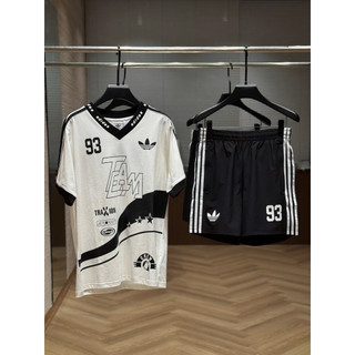 Bộ Đồ Thể Thao Nam Phối Màu 93 Form vừa Cá Tính – Áo Cộc Tay + Quần Short Sọc Thể Thao siêu cấp Hot Trend Quảng châu