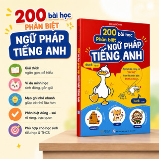 Sách - 200 bài học ngữ pháp Tiếng Anh