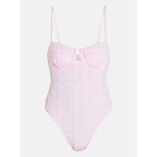 Bikini 1 mảnh, bộ đồ bơi liền thân kín đáo màu hồng siêu xinh,có gọng sẵn đệm ngực hàng VNXK