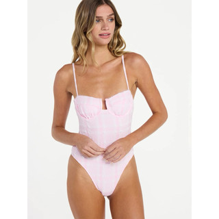 Bikini 1 mảnh, bộ đồ bơi liền thân kín đáo màu hồng siêu xinh,có gọng sẵn đệm ngực hàng VNXK