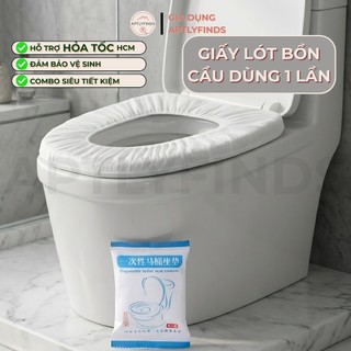 Miếng Lót Bồn Cầu Dùng Một Lần APTLYFINDS Bọc Bồn Cầu Công Cộng, Gói Nhỏ Bỏ Túi Du Lịch