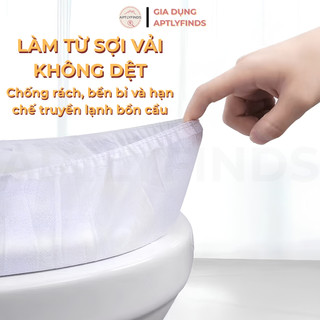 Miếng Lót Bồn Cầu Dùng Một Lần APTLYFINDS Bọc Bồn Cầu Công Cộng, Gói Nhỏ Bỏ Túi Du Lịch