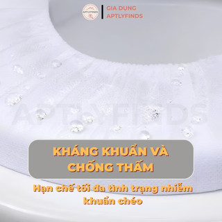 Miếng Lót Bồn Cầu Dùng Một Lần APTLYFINDS Bọc Bồn Cầu Công Cộng, Gói Nhỏ Bỏ Túi Du Lịch