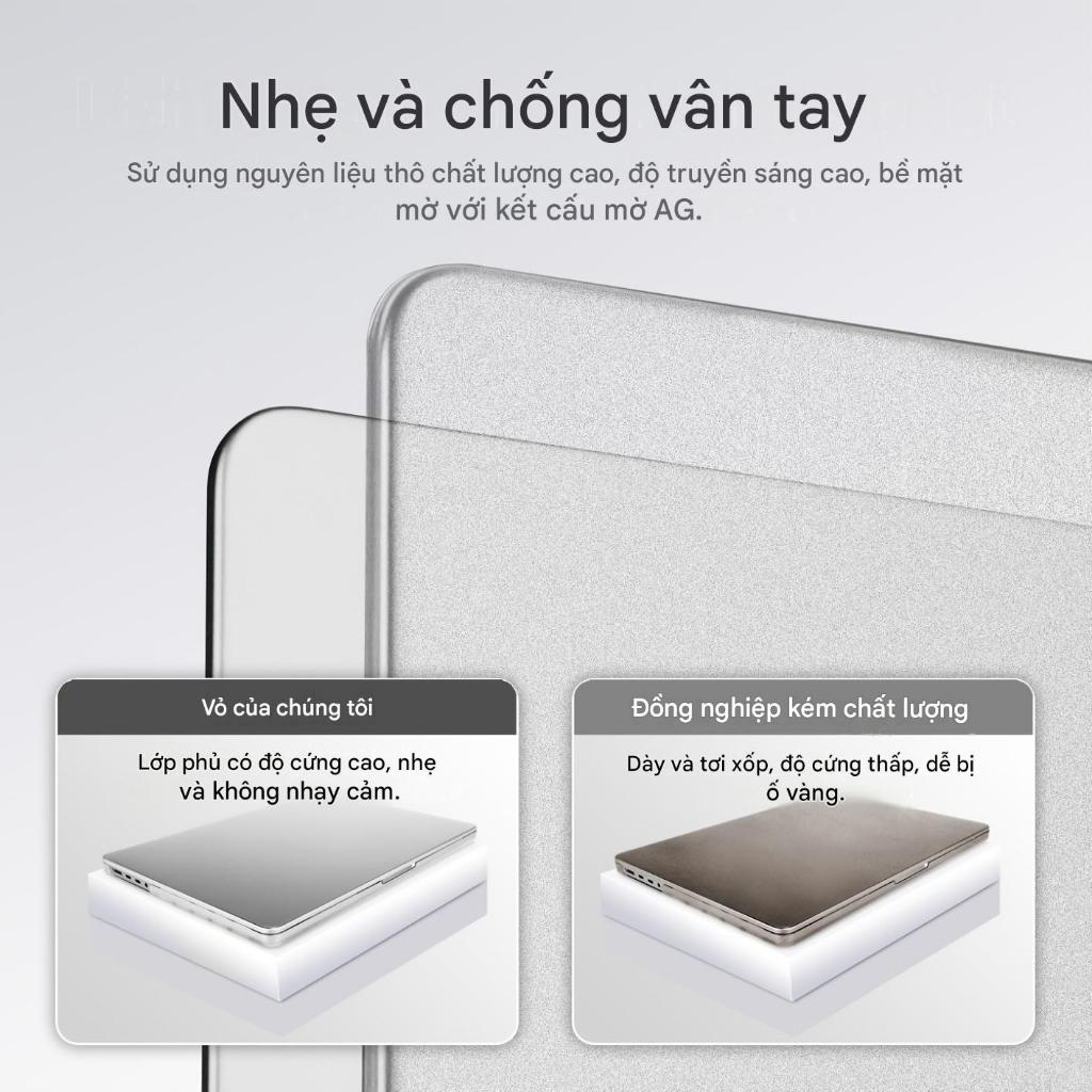 Ốp Lưng Siêu Mỏng Trong Suốt Pha Lê Cho Mac Book Neo A18 Pro Full Màn Hình Ốp Lưng Macbook Air M5 M4 m3 M2 M1 Phụ Kiện