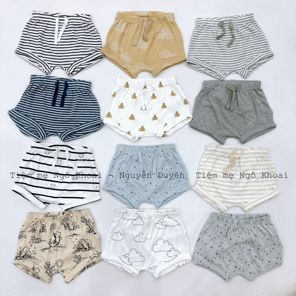 [MD96] quần short đùi chất liệu cotton mềm mát các hãng xuất xịn cho bé