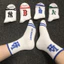 Tất Vớ MLB - NY - LA, Chất Cotton Dày Mềm Mịn Thoáng Khí, Phong Cách Hàn Quốc, Họa Tiết Sắc Nét