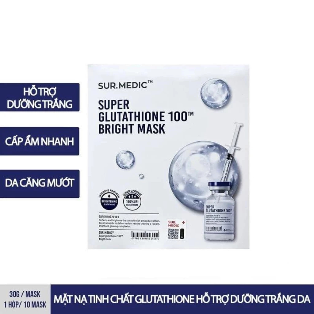 Mặt Nạ Vi Sợi  Cao Cấp Sur.Medic Phục Hồi Và Dưỡng Da Chuyên Sâu - Ever Queen