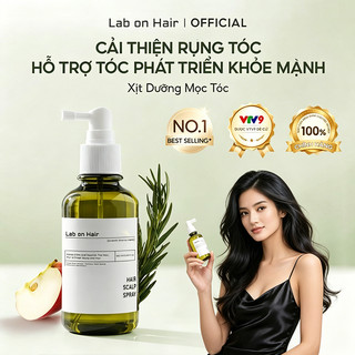 Xịt Mọc Tóc Lab On Hair 160ml - Giấm Táo Kích Thích Mọc Tóc, Giảm Rụng Tóc Hiệu Quả, Củng Cố Chân Tóc Cho Tóc Mọc Chậm