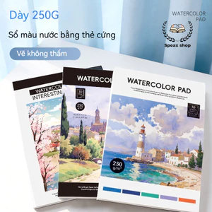 Sổ vẽ Sketchbook 250gsm A4 – Sổ vẽ gáy keo dày cao cấp cho học sinh mỹ thuật, vẽ màu nước, sketch, tô màu, vẽ sáng tạo
