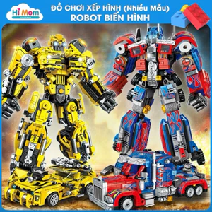 Bộ Xếp Hình Robot Mecha Lắp Ráp Thành Xe Robot Chiến Đấu Cho Bé Trai Hot Trend