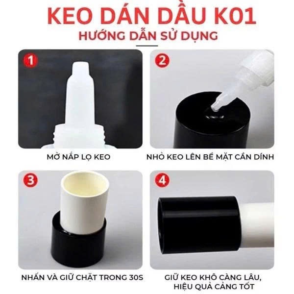 Combo1-3 Lọ Keo Dán Đa Năng - Keo Siêu Dính Gấp 50 Lần Keo 502, Có Thể Dán Nhiều Loại Vật Liệu