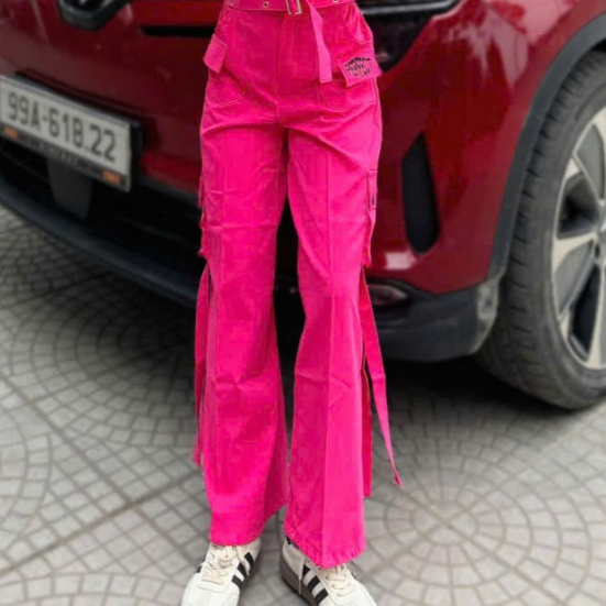 Quần kaki ống xuông túi hộp,Quần jogger tập gym, yoga, aerobic nữ, zumba,,danceshuffle, dân vũ...