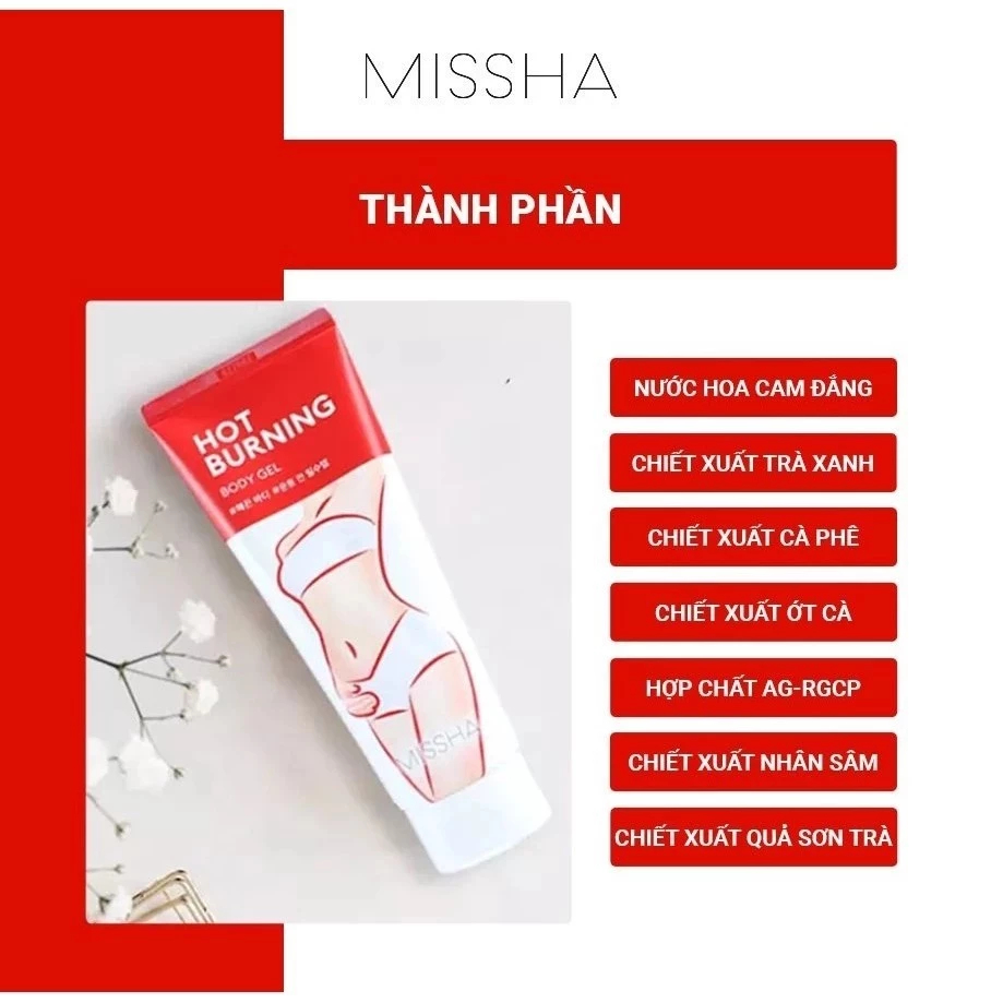Gel Massage Tan Mỡ Missha Hot Burning 200ml - Ever Queen