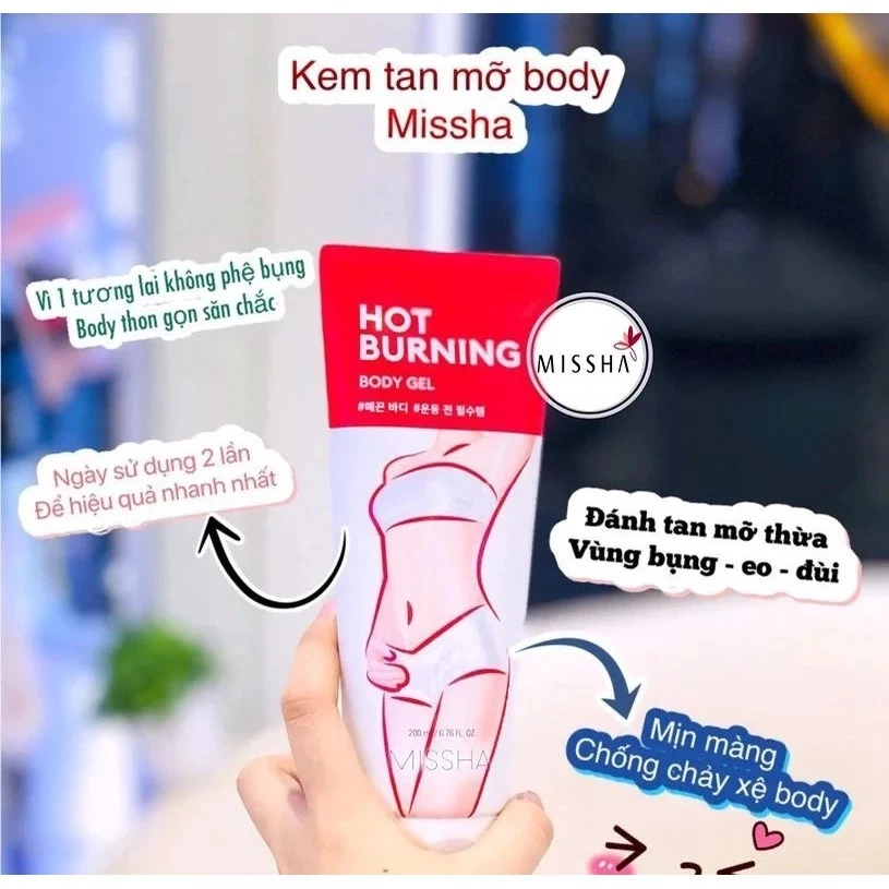 Gel Massage Tan Mỡ Missha Hot Burning 200ml - Ever Queen