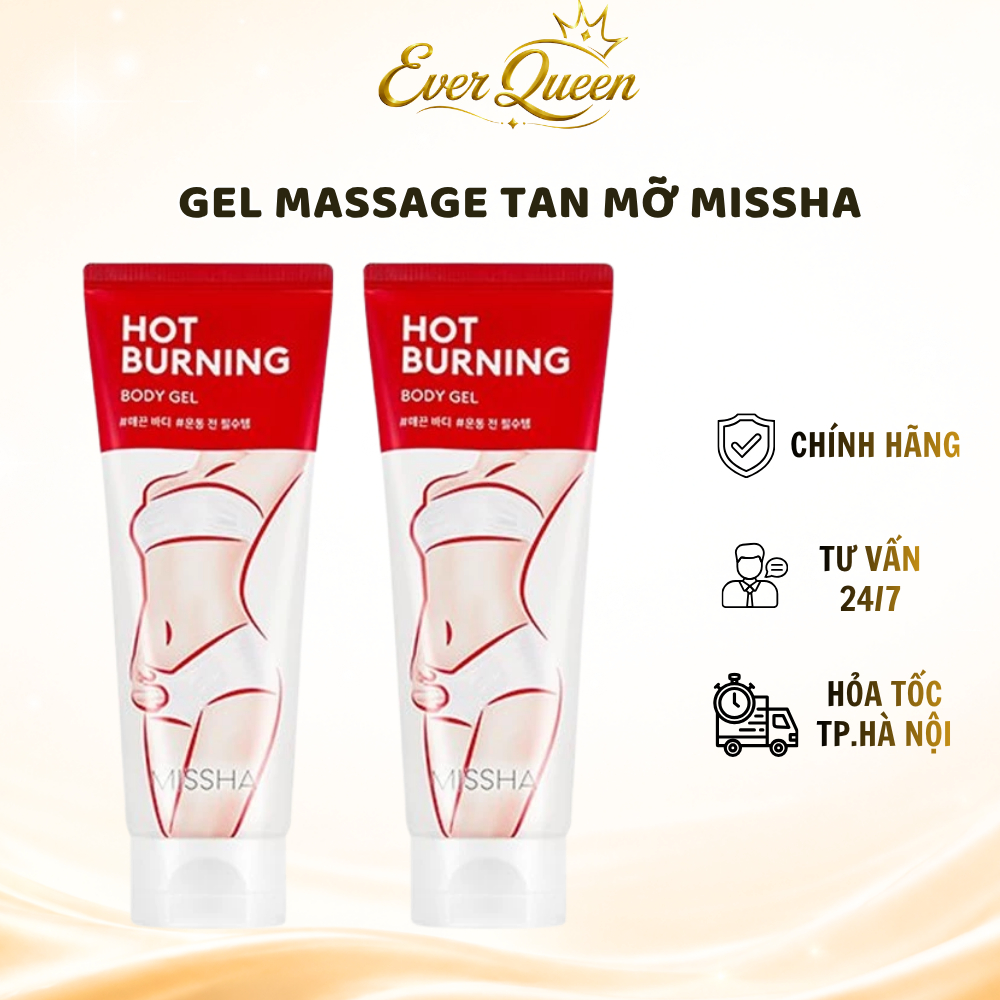 Gel Massage Tan Mỡ Missha Hot Burning 200ml - Ever Queen