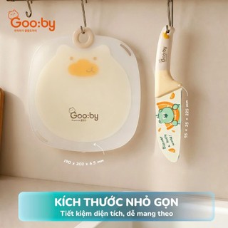 Set dao thớt mini cao cấp kháng khuẩn chống nấm mốc an toàn