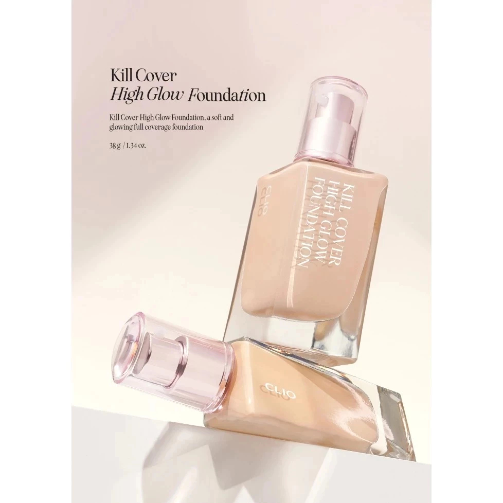 Kem Nền Clio Căng Bóng Kill Cover High Glow Foundation Chính Hãng - Ever Queen