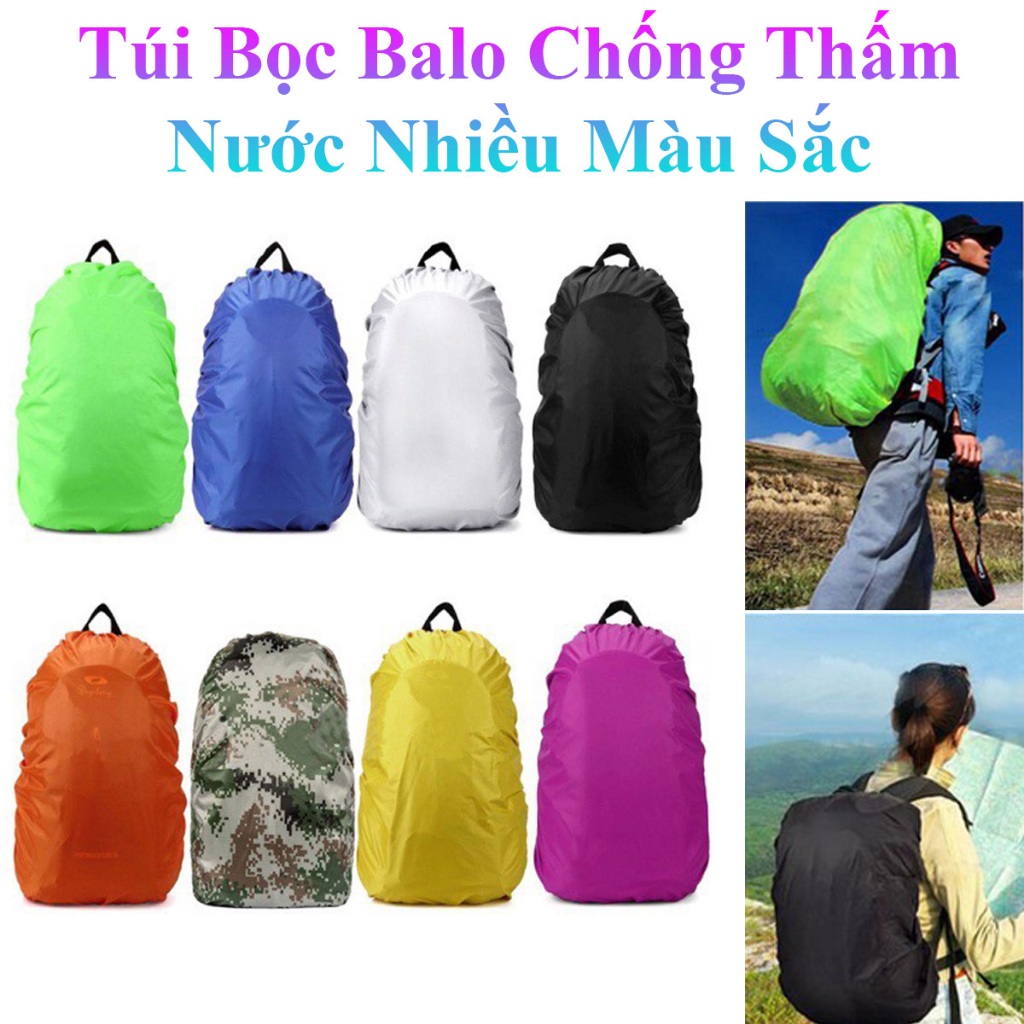 Túi Bọc Balo Chống Thấm Nước Nhiều Màu Xinh