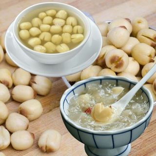 [150Gr] Hạt Sen Huế Loại 1-  Sen Quê Nguyên Hạt Không Tẩy Trắng Thơm Dẻo Bùi Làm Sữa Hạt, Nấu Chè Giải Nhiệt