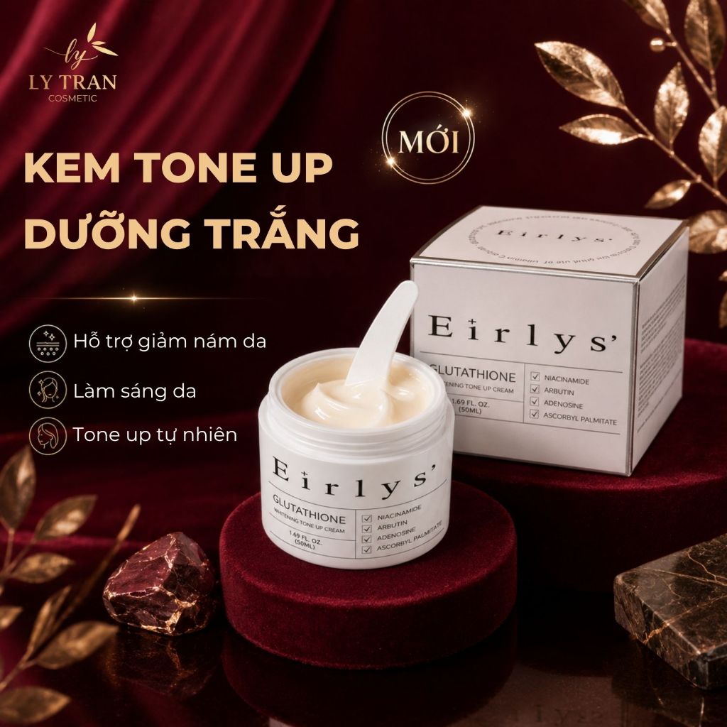 eirlys glutathione whitening tone up cream Kem dng Eirlys' Plus EIRLYS' GLUTATHIONE WHITENING TONE UP: