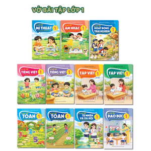 Sách Vở bài tập Lớp 1 - Tích hợp phát triển năng lực số