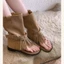 Dép Sandal Xỏ Ngón Kiểu Bohemian Tua Rua Kiểu Dáng La Mã Thời Trang 2026